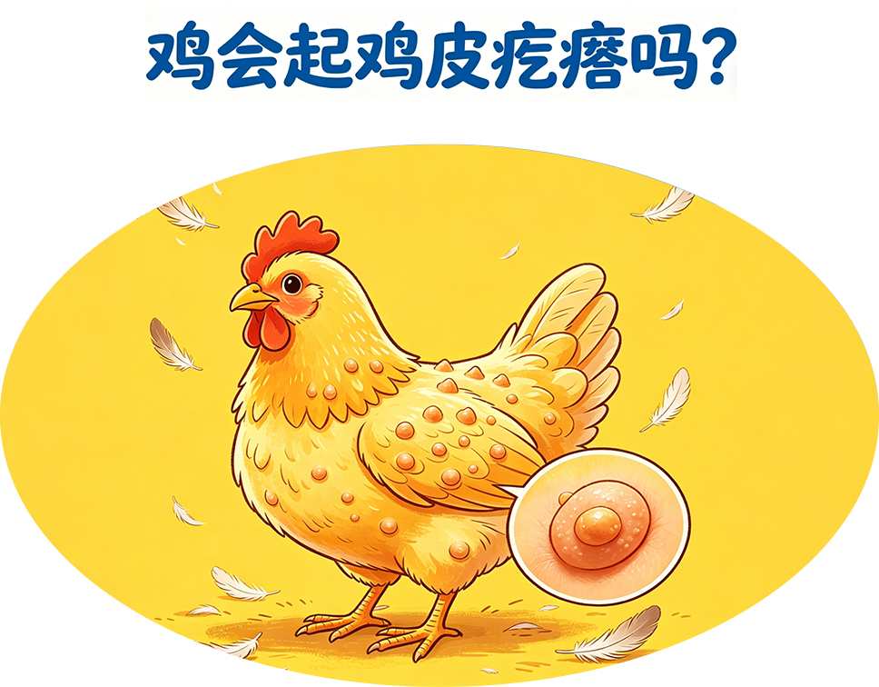 第491集 鸡会起鸡皮疙瘩吗？