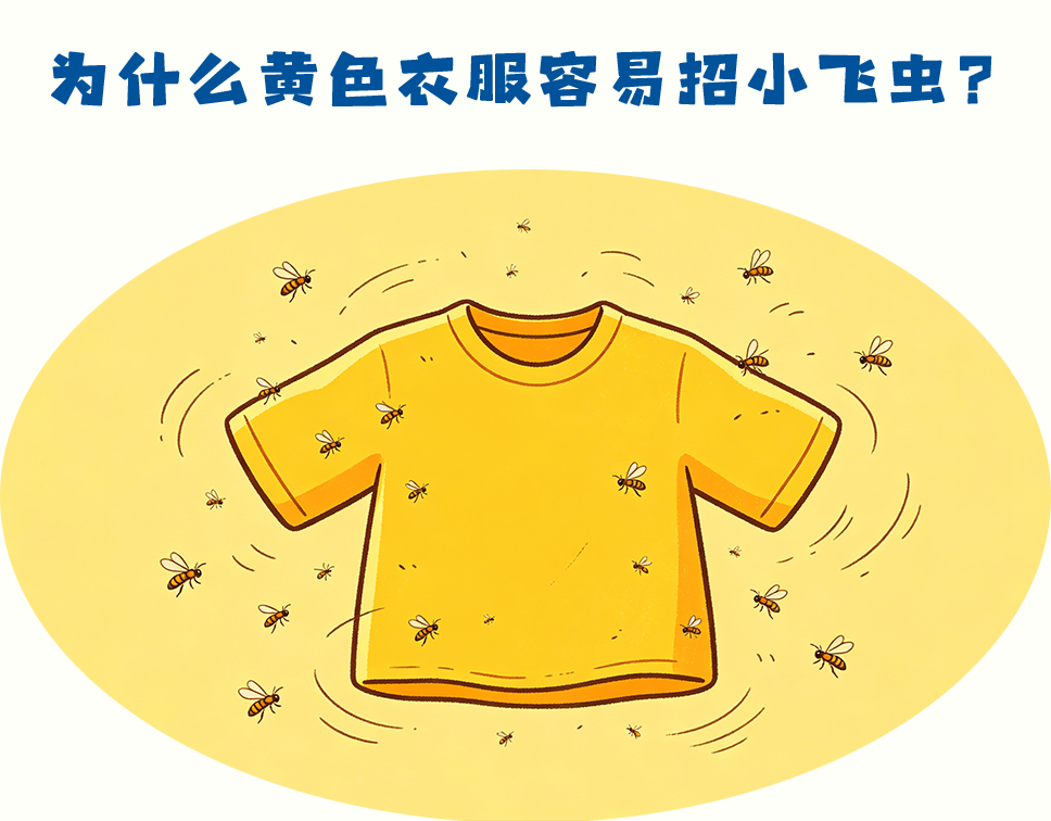第493集 为什么黄色衣服容易招小飞虫？